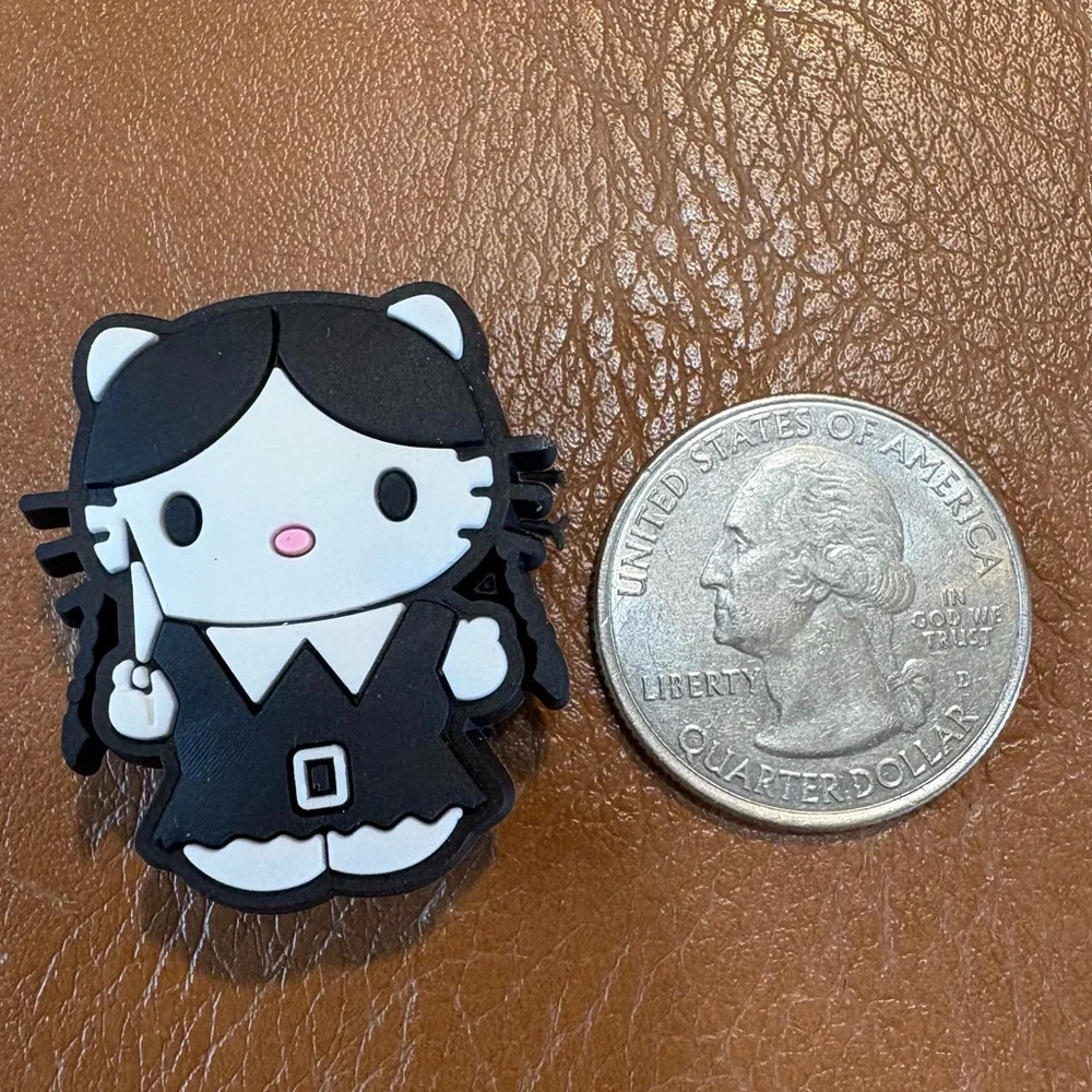 Hello Kitty as Wednesday Croc Charm - Picture 4 of 4